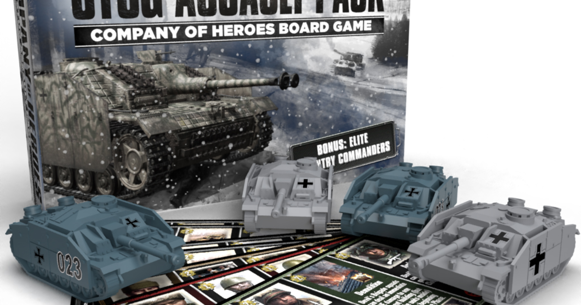 Company of Heroes Board Game by Bad Crow Games - Stug Assault Pack