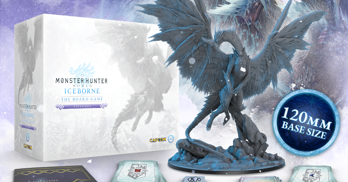 Monster Hunter World Iceborne: The Board Game by Steamforged