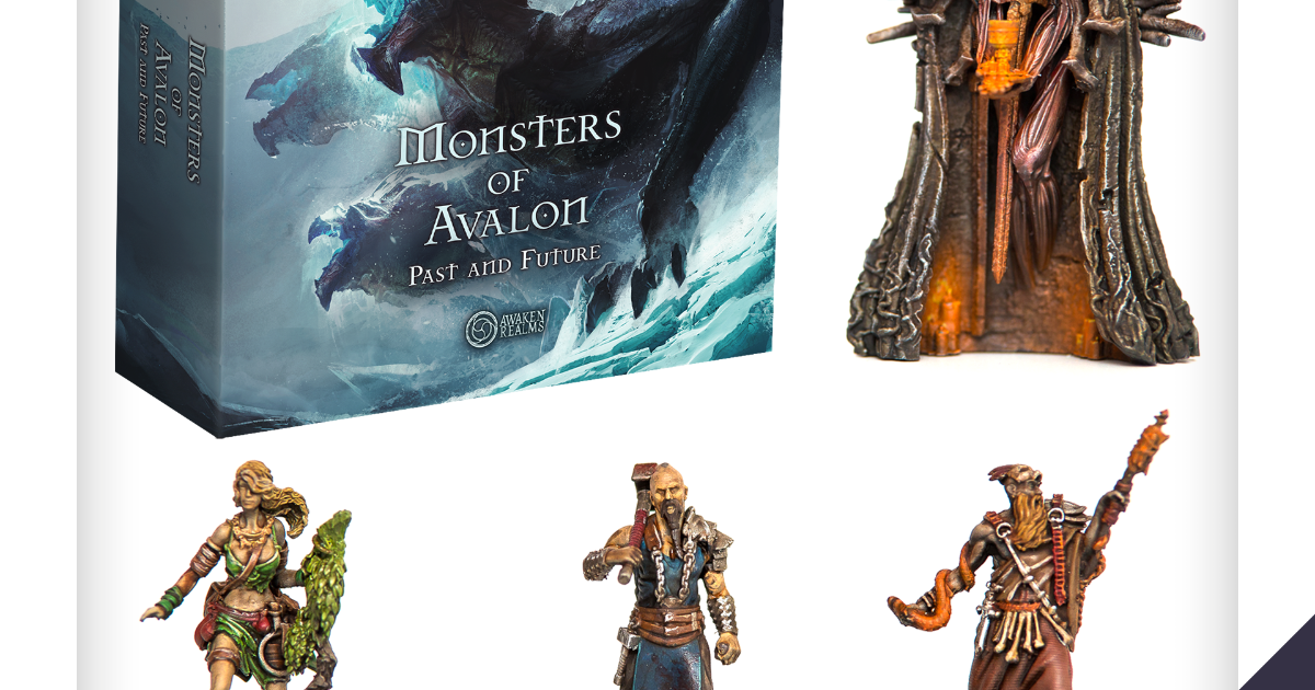 Tainted Grail by Awaken Realms - Painted Monsters of Avalon: Past