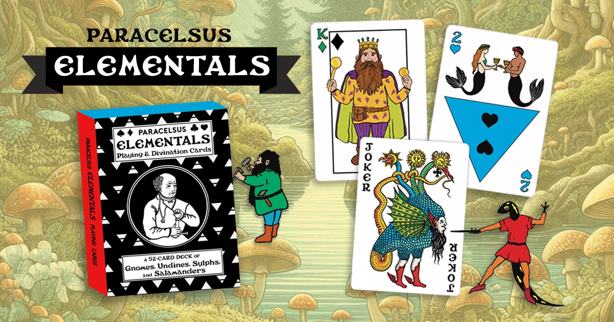 Paracelsus ELEMENTALS Deck-Use for card games, divination, or for D&D ...