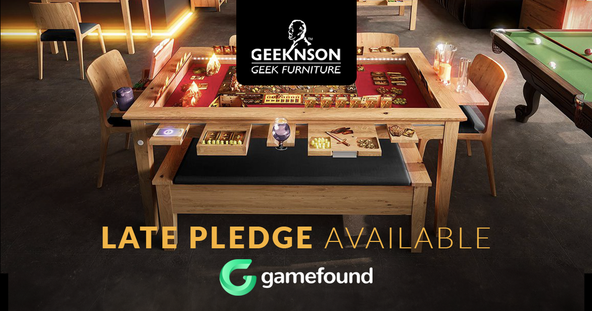 The Megan Plus Board Game Table by Geeknson by Geeknson Team Gamefound