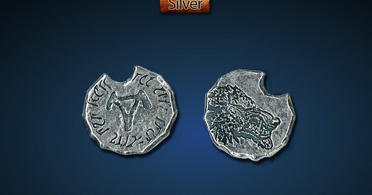 Legendary Metal Coins Season 4 by Drawlab - Orc Silver Coins