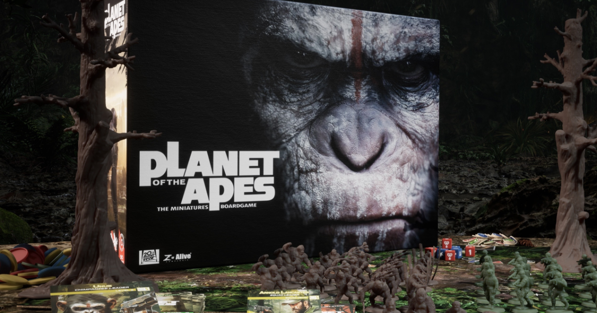 Planet of the Apes - The Miniatures Board Game by Z or Alive - Behind ...