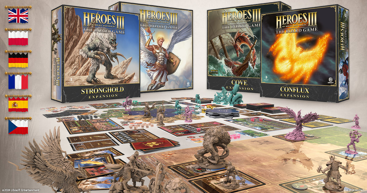 Heroes of Might & Magic III: The Board Game - Stronghold, Conflux ...