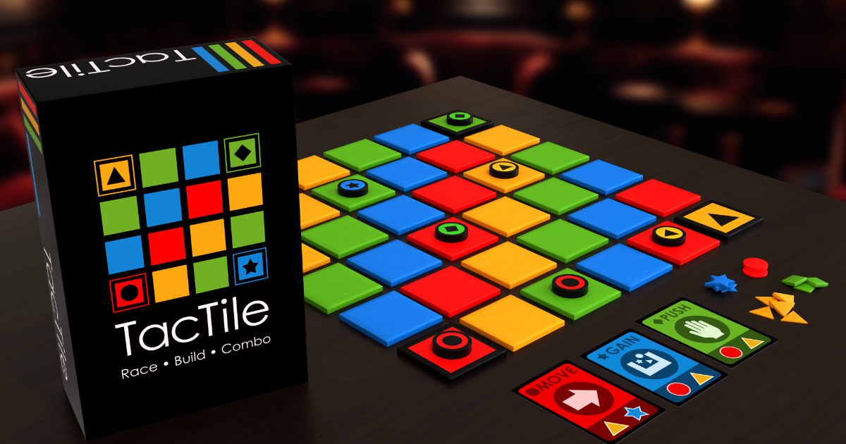 TacTile: Abstract strategy engine building board game by