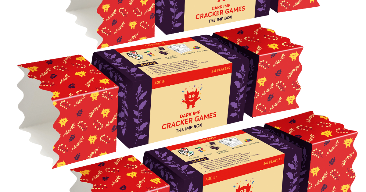 Cracker Games by TheDarkImp Three Cracker Boxes Gamefound