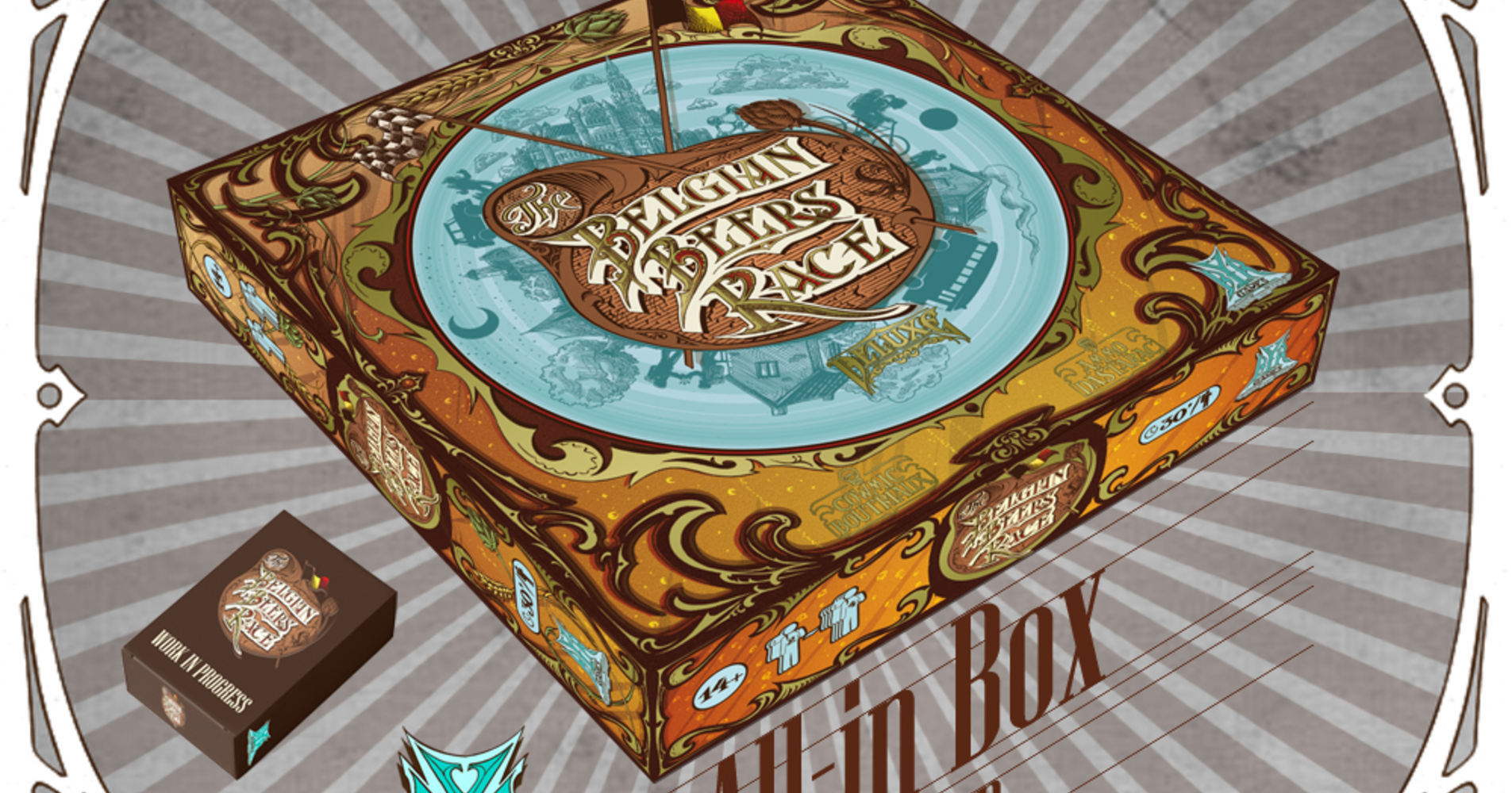 The Belgian Beers Race Boardgame by BYR Games [Local] The Belgian