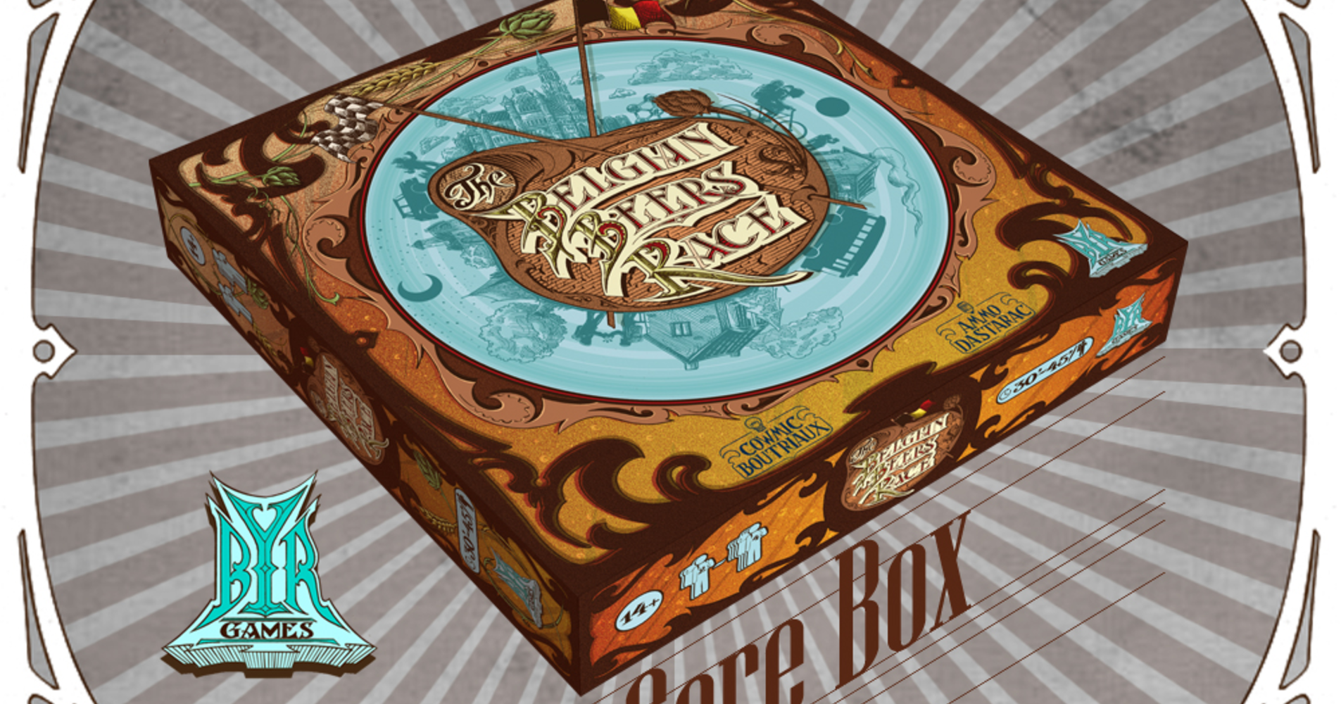 The Belgian Beers Race Boardgame by BYR Games [Shipped] The Belgian