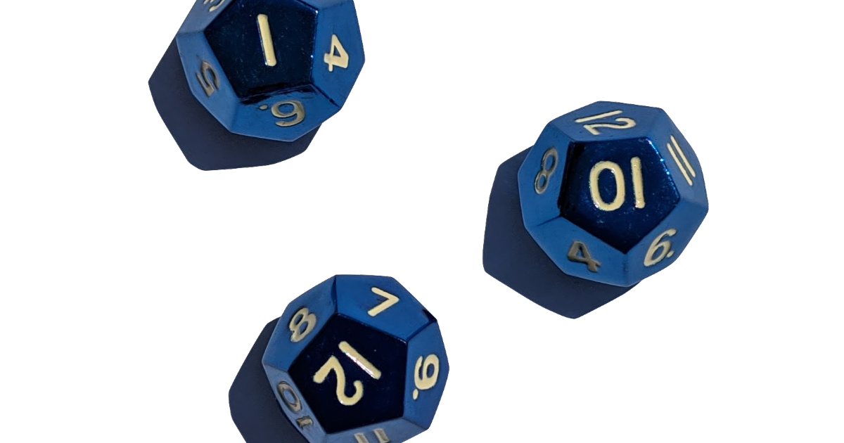 Derrick Morgan No Dice! 限定版 180g Chessex: Nebula - Black/White - Polyhedral 7-Die Set