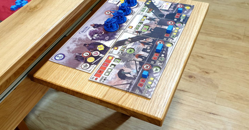 The Megan Board Game Table by Geeknson Team - Player Desk - Gamefound