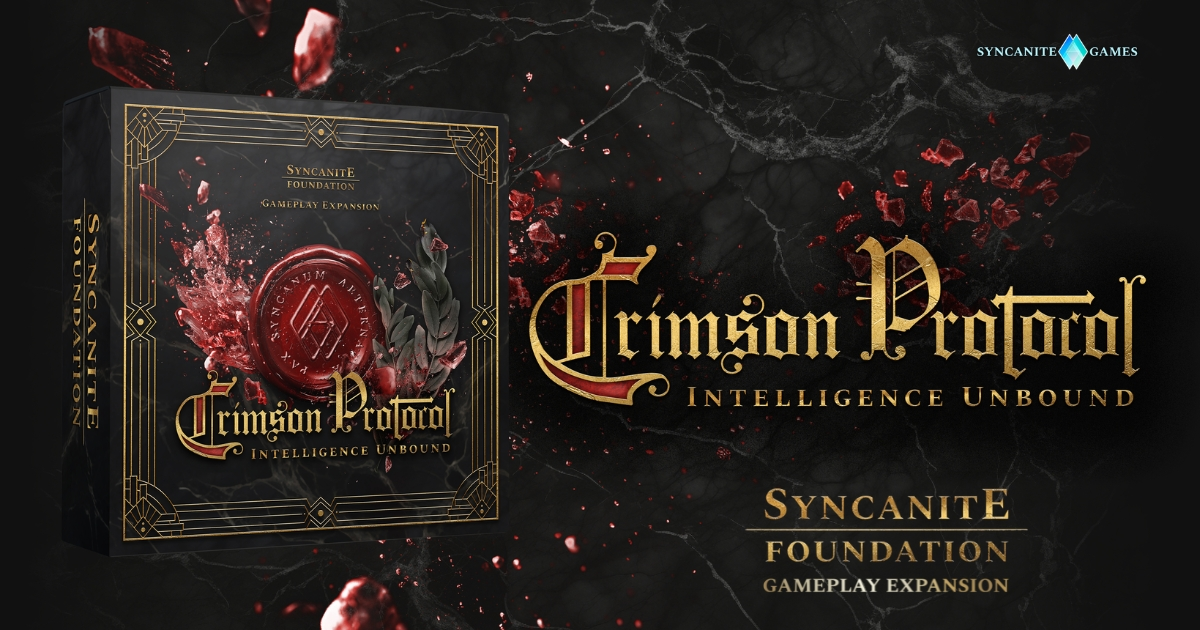 SYNCANITE FOUNDATION: Reprint + CRIMSON PROTOCOL Gameplay Expansion campaign thumbnail