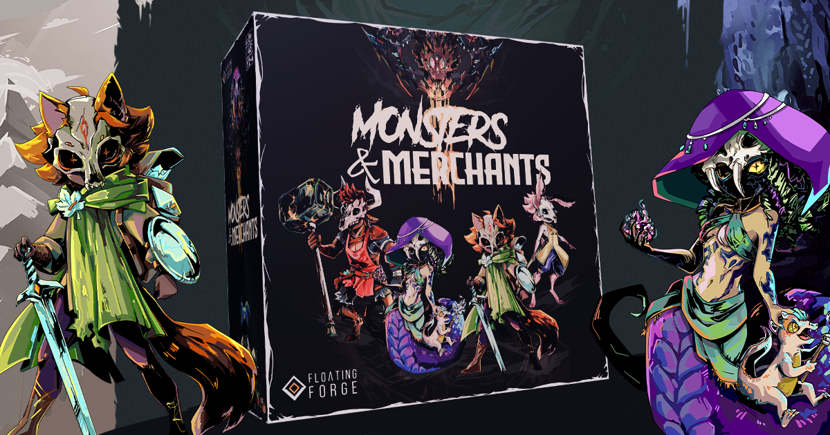 Monstercon Merchant Monsters & Merchants by Floating Forge - Gamefound