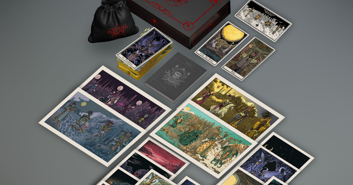 Cthulhu Dark Arts Tarot by Bragelonne Games - MISKATONIC EDITION ...