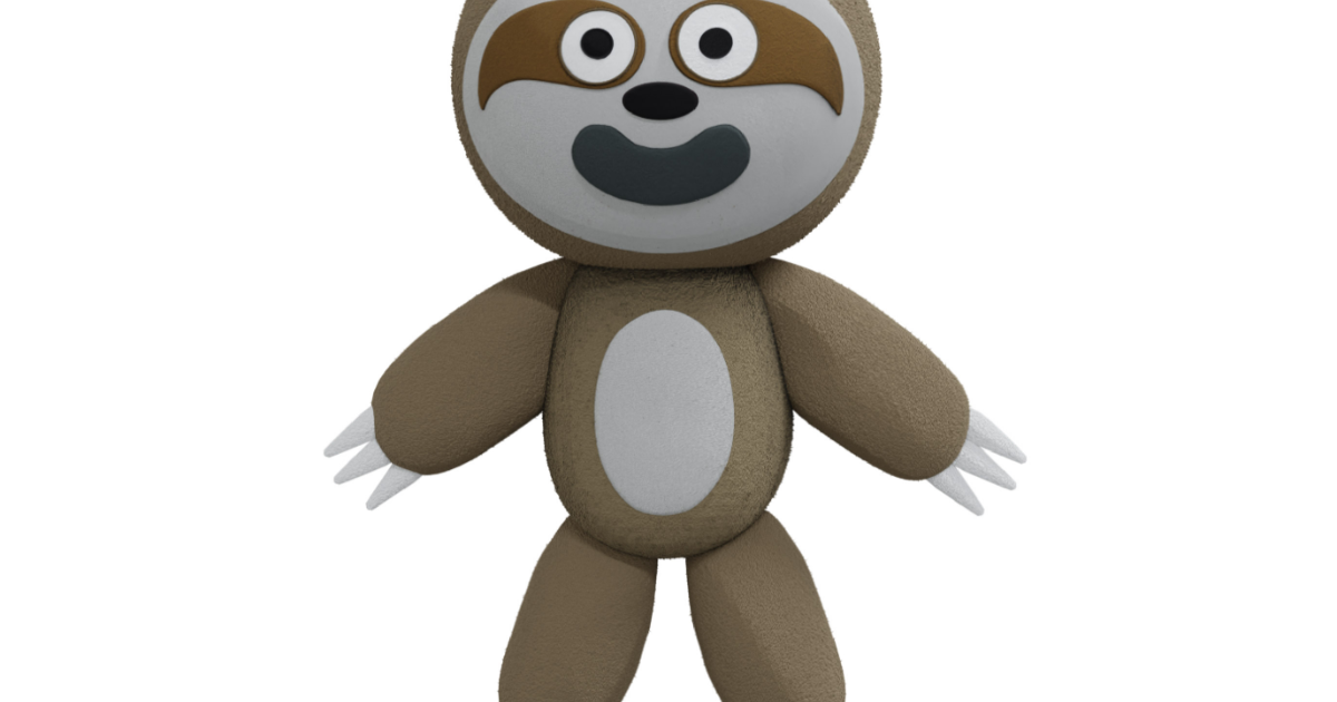 Reckless Sloths by Reckless Games - Happy Sloth Plush - Gamefound