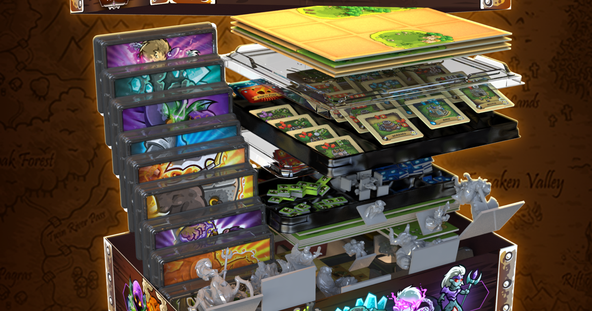 Kingdom Rush Elemental Uprising by Lucky Duck Games Emperor Chest