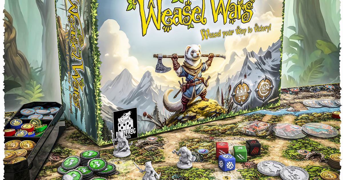 Weasel Wars by dartfrog games - We Did It! - Gamefound