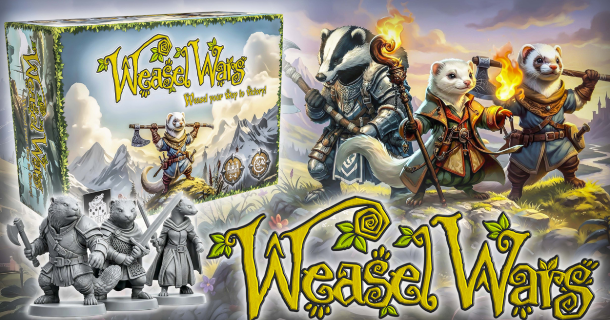 Weasel Wars by dartfrog games - Gamefound