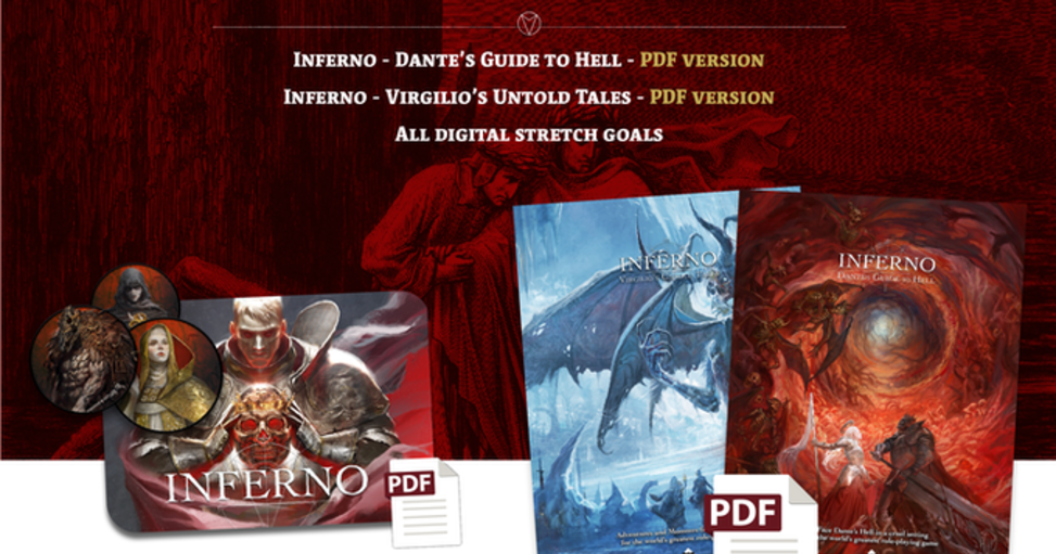 Inferno (5E): Divina Commedia (RPG Supplement + PDF) Hardcover — Home of  CHEW: The Roleplaying Game