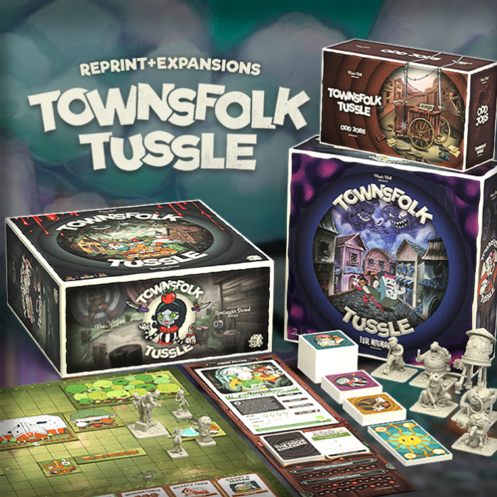 Townsfolk Tussle: Foul Neighbors and Odd Jobs by Panic Roll - Comments - Gamefound Townsfolk Tussle: Foul Neighbors and Odd Jobs by Panic Roll - Comments - Gamefound