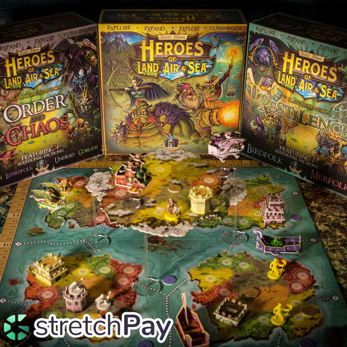 Extension Heroes Of Land, Air & Sea : Mercenary Pack 3 - Gamelyn Games - Jeu De Société Neuf