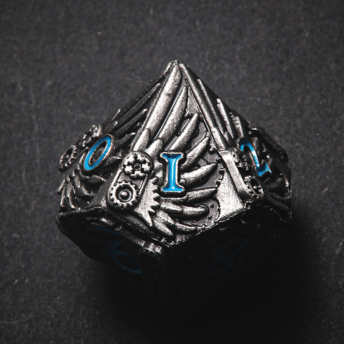Pledge Counter Angels and Demons - Polyhedral Metal Dice Sets plus D20 & D10 Spindown ...