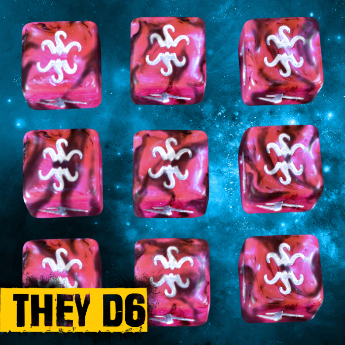 Elder Dice D6 Set: THEY