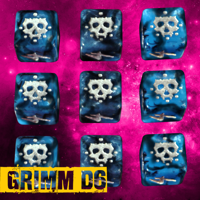 Elder Dice D6 Set: The Grimm