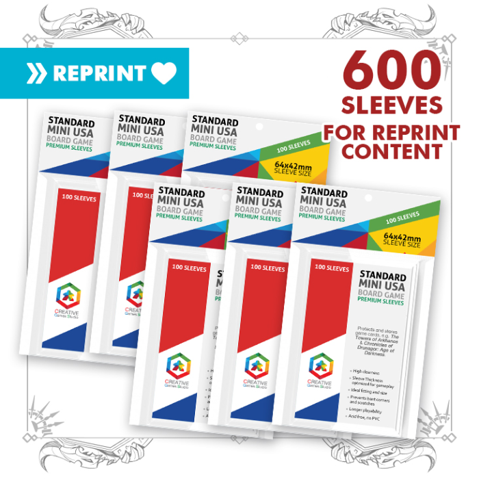 6x Sleeve Packs for REPRINT
