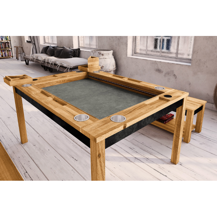 The Geeknson Bristol Board Game Table by Geeknson Team Replacement Standard table legs Wooden Gamefound