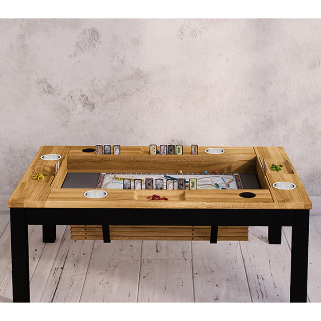 The Geeknson Bristol Board Game Table by Geeknson Team - Leaf Storage ...