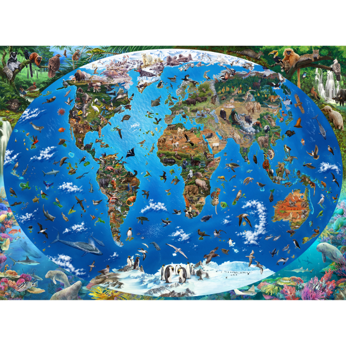 Endangered Species - The World Map by Treeceratops - The Endangered ...