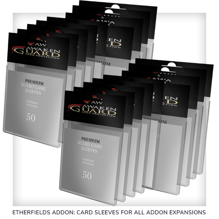 Etherfields Board Game by Awaken Realms Sleeves for all addon