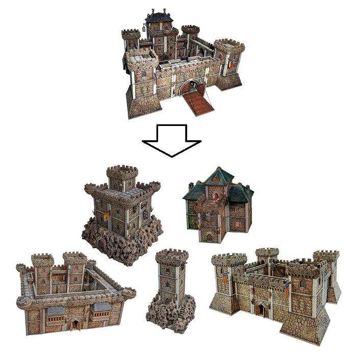 CASTLE SYSTEM - Magnetic Modular Terrain for RPG & Wargames by Boar Games —  Kickstarter