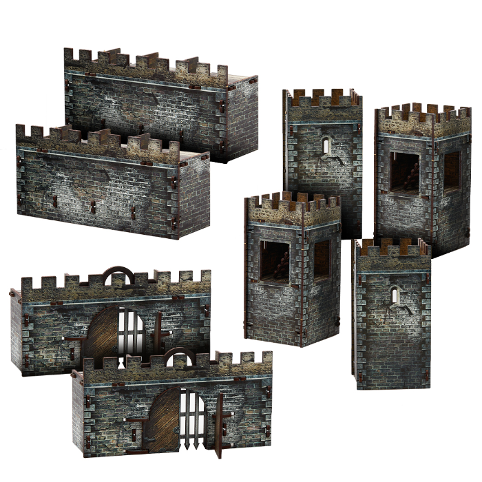 PAPERMAU: A Medieval Castle Paper Model In Minecraft Style - by