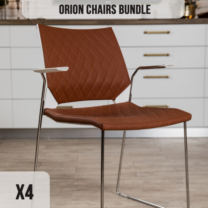 CHAIRS BUNDLE: 4 Orion Chairs (With Arms)