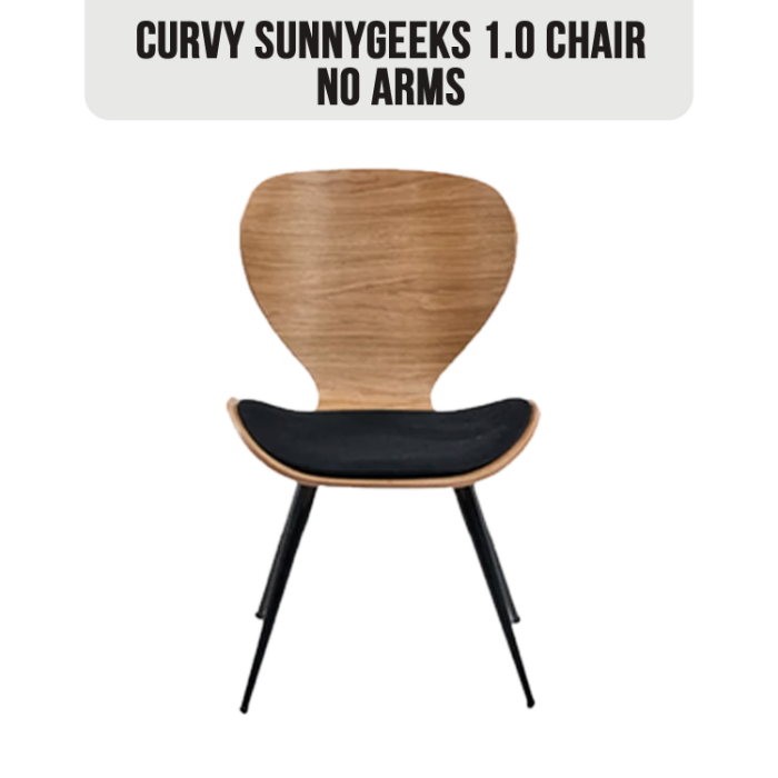 Curvy Sunnygeeks 1.0 Chair (NO ARMS)