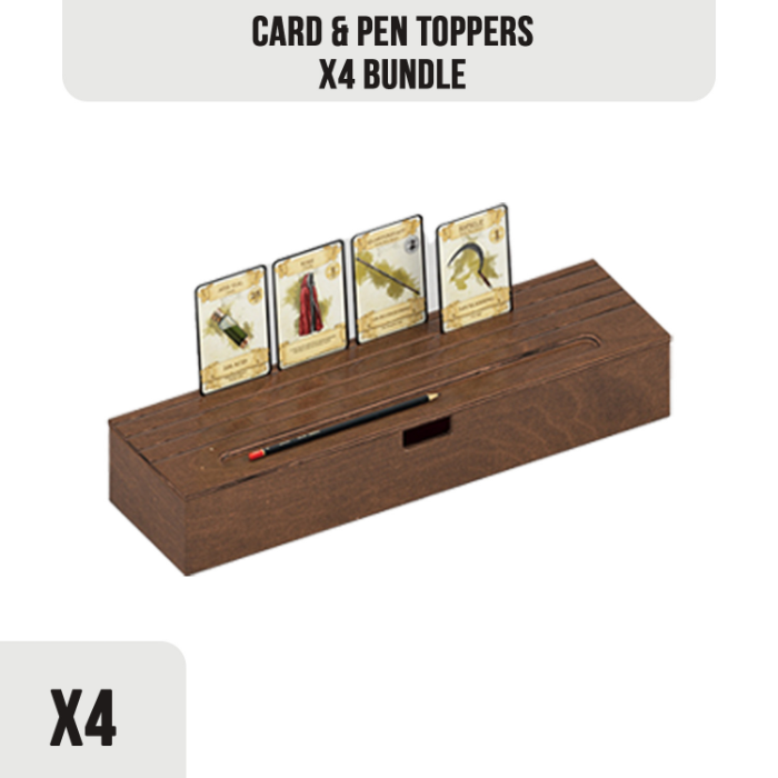 TOPPERS BUNDLE: 4x Card & Pen Toppers