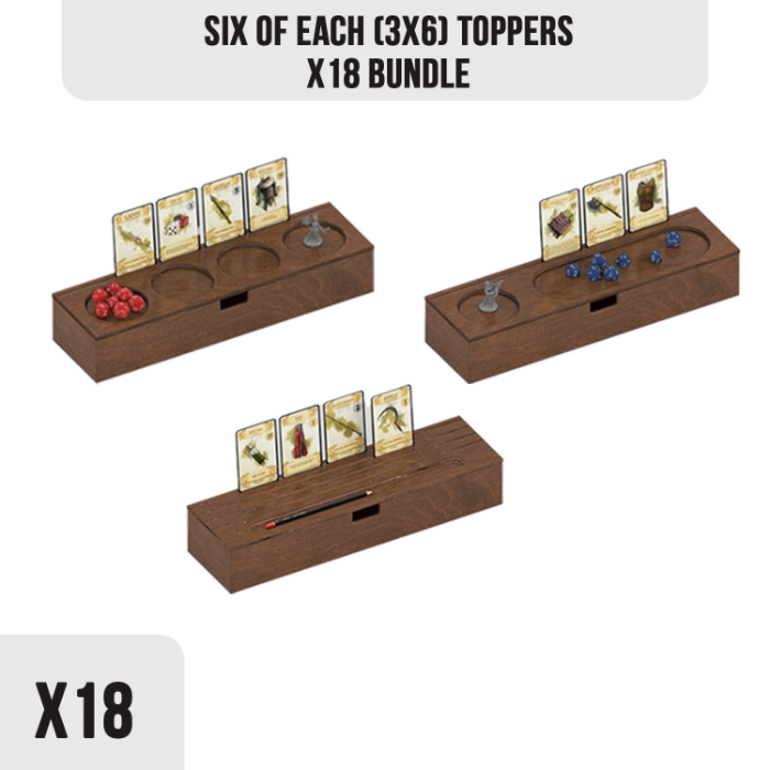 TOPPERS BUNDLE: 6x of each