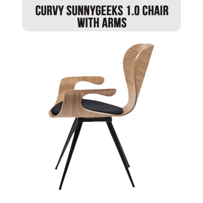 Curvy Sunnygeeks 1.0 Chair (WITH ARMS)
