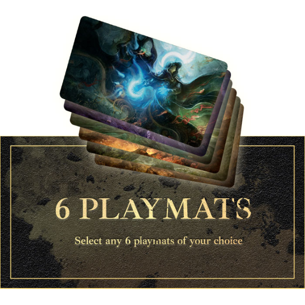Planeswalkers Playmats by Aleksi Briclot by TCA Labs - 6 Playmats