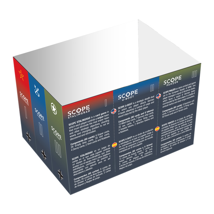 SCOPE Panzer & Trilogy by Draco Ideas Trilogy box sleeve Gamefound