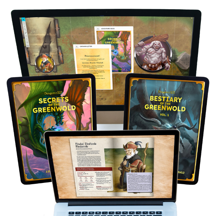Secrets of the Greenwold - RPG Campaign Book & Adventure Bundle by ...