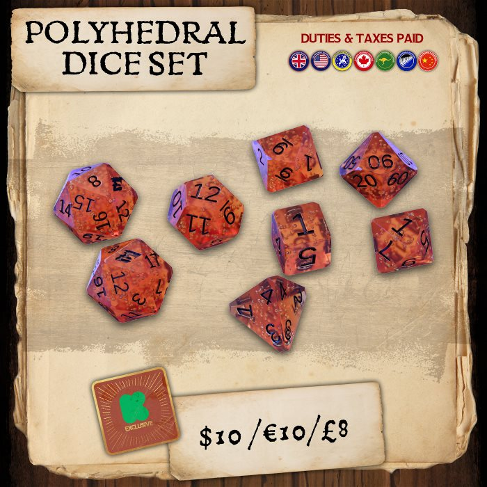 Epic Encounters Local Legends by Games Polyhedral dice