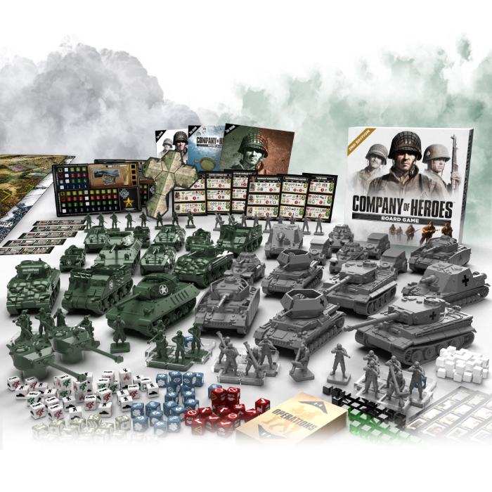 2nd Edition Company of Heroes Board Game by Bad Crow Games 2nd Edition Core set Gamefound