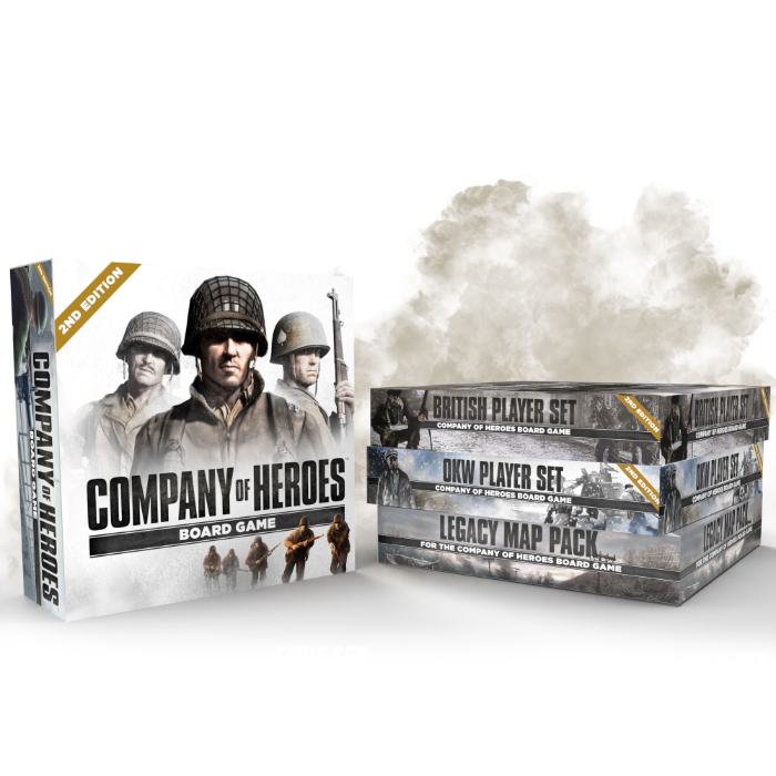 Company Of Heroes Board Game 2nd Edition 2nd Edition Company of Heroes Board Game by Bad Crow Games - New Backer
