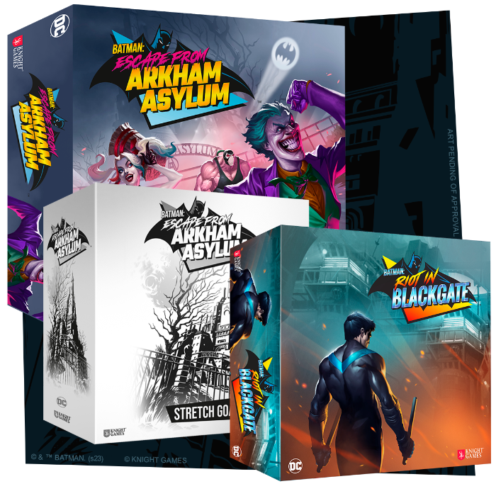 Arkham Asylum Super-Villains - Batman Miniature Game