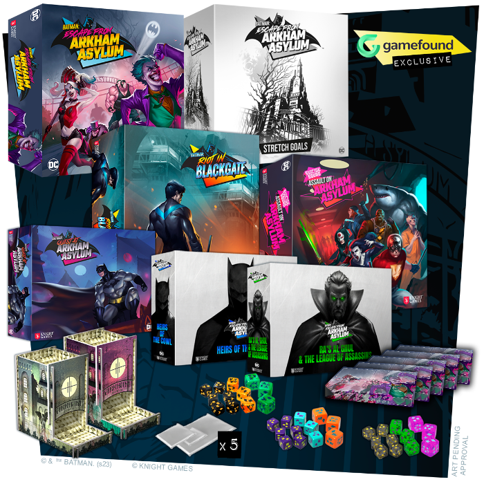 Arkham Asylum Super-Villains - Batman Miniature Game