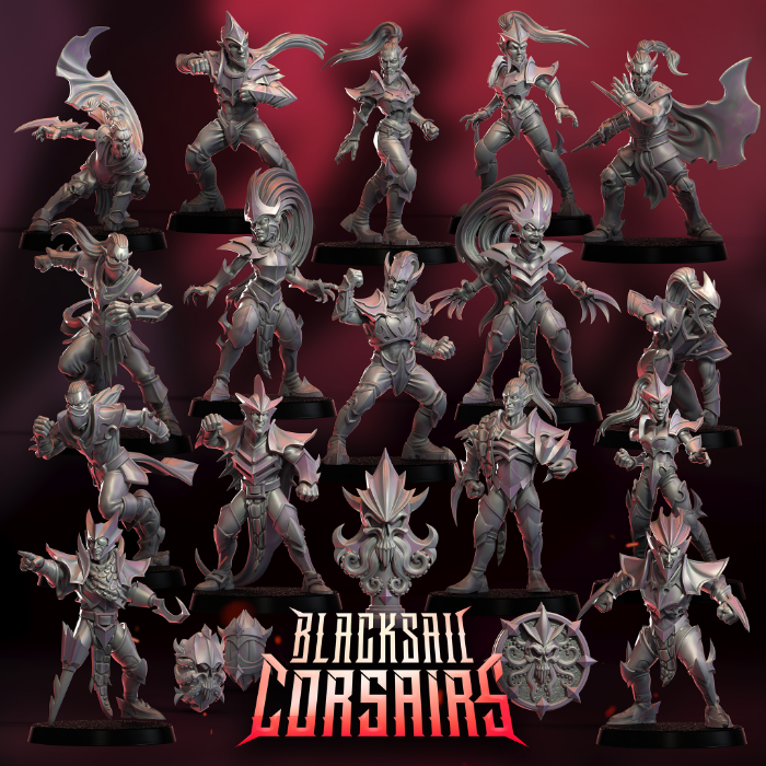 BLACKSAIL CORSAIRS - Dark & High Elves for Fantasy Football by Fellowship  Games - Gamefound