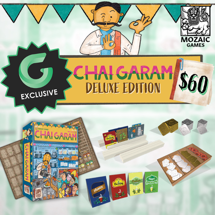 CHAI GARAM by MOZAIC GAMES Chai Lover (Deluxe) Gamefound