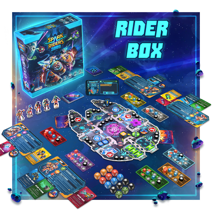 Spark Riders 3000 by Arkada Studio - Rider Box - Gamefound